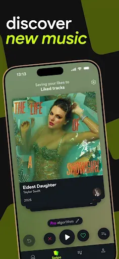 Скриншот 1 — Swipefy for Spotify