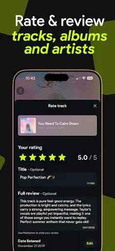 Скриншот 3 — Swipefy for Spotify
