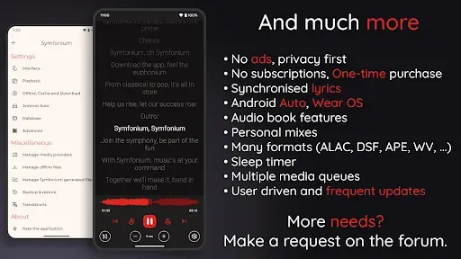 Скриншот 8 — Symfonium: Music player & cast