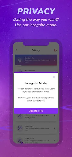 Скриншот 5 — Tavoo Dating App: Match & Date