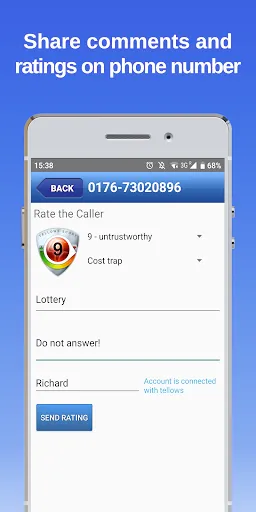 Скриншот 4 — tellows - Caller ID & Block