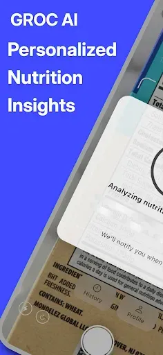Скриншот 1 — GROC AI – Nutrition Insights