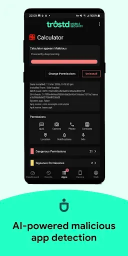 Скриншот 2 — Trustd Mobile Security