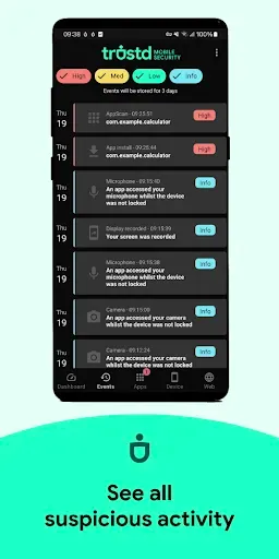 Скриншот 5 — Trustd Mobile Security
