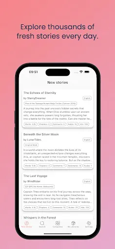 Скриншот 4 — AO3 FanFic Reader - unofficial