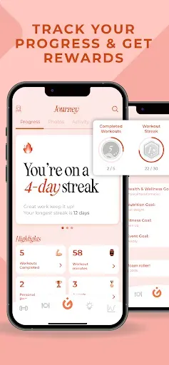 Скриншот 3 — WeGLOW: Womens Workout Tracker
