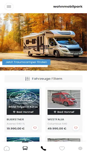 Скриншот 2 — Wohnmobilpark GmbH