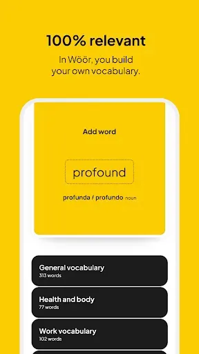 Скриншот 2 — Woor. English vocabulary