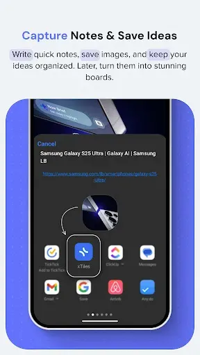 Скриншот 4 — xTiles: notes, tasks, projects