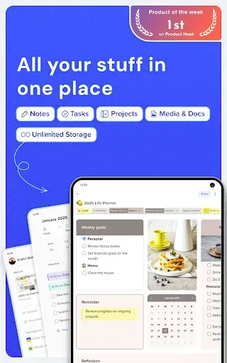 Скриншот 7 — xTiles: notes, tasks, projects