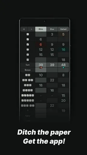 Скриншот 1 — Yatzi — Yatzy Score Tracker