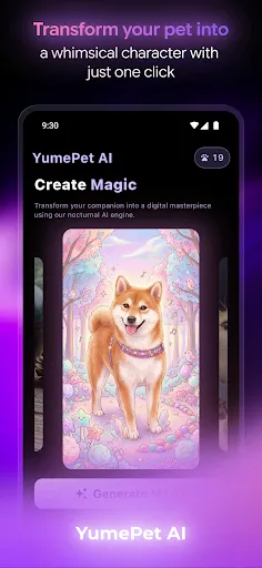 Скриншот 1 — YumePet AI - AI Pet Tools
