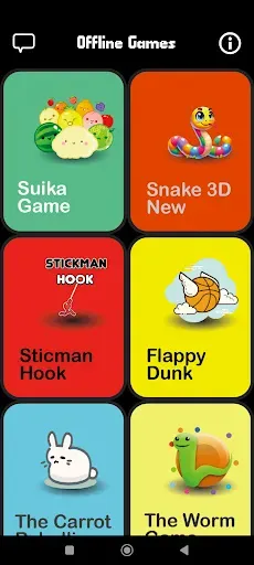 Скриншот 1 — Offline Games