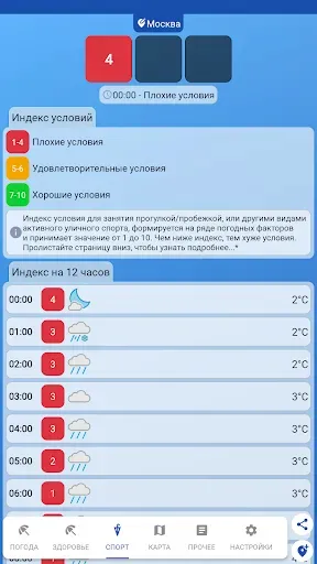 Скриншот 4 — Погода PRO -  прогноз погоды