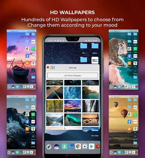 Скриншот 6 — OS X 14 Launcher и темы 4K