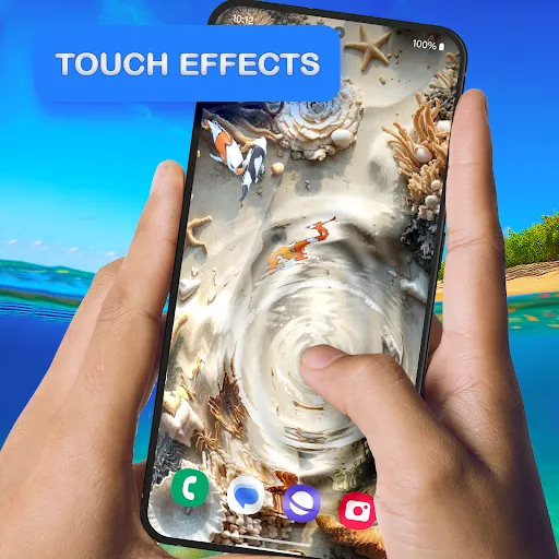 Скриншот 2 — 3D Aquarium Live Wallpaper