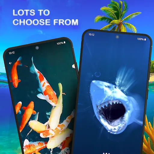 Скриншот 3 — 3D Aquarium Live Wallpaper