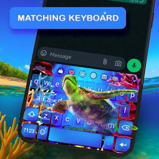 Скриншот 4 — 3D Aquarium Live Wallpaper