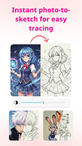 Скриншот 2 — AR Draw Cartoon - Anime Sketch