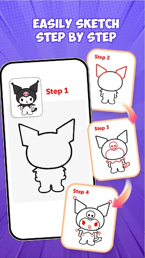 Скриншот 2 — AR Draw Anime: Sketch & Trace