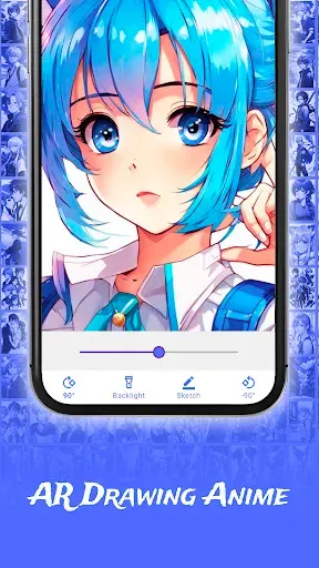 Скриншот 1 — AR Drawing Anime