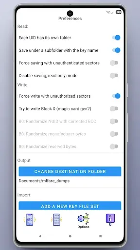 Скриншот 5 — NFC MIFARE Classic Dumper