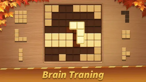 Скриншот 1 — Block Puzzle - Wood Blast