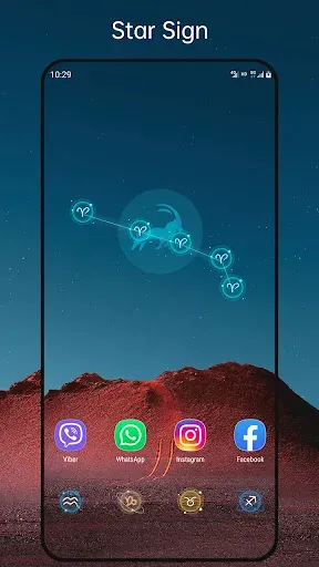 Скриншот 2 — Horoscope Launcher - star sign