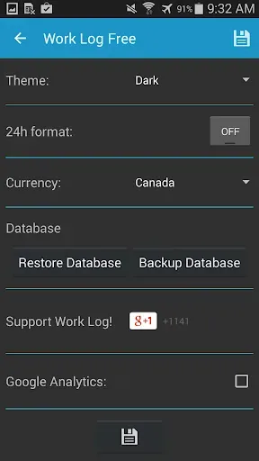 Скриншот 6 — Work Log Pro