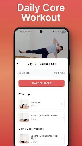 Скриншот 7 — Asian pilates: Workout at Home