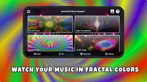 Скриншот 8 — Astral 3D FX Music Visualizer