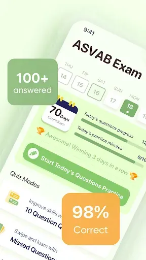 Скриншот 2 — ASVAB Practice Test 2026