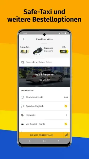 Скриншот 4 — taxi.eu - Taxi-App für Europa