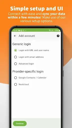 Скриншот 2 — DAVx⁵ – CalDAV CardDAV WebDAV
