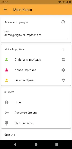 Скриншот 6 — Digitaler Impfpass