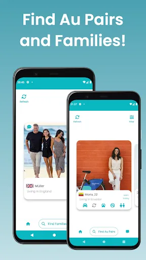 Скриншот 1 — Aupair Valley: Au Pair App