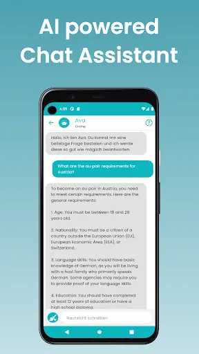 Скриншот 7 — Aupair Valley: Au Pair App