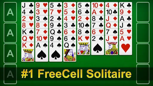 Скриншот 1 — FreeCell Solitaire