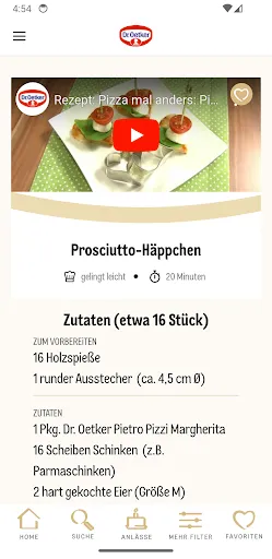 Скриншот 2 — Dr. Oetker Rezeptideen