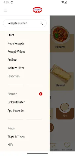 Скриншот 5 — Dr. Oetker Rezeptideen
