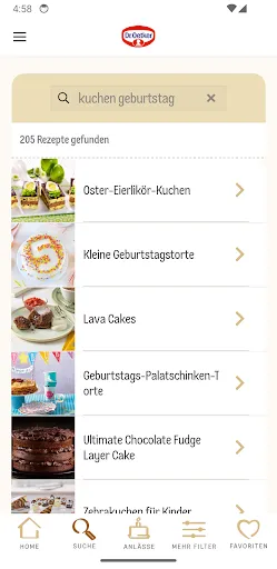 Скриншот 8 — Dr. Oetker Rezeptideen