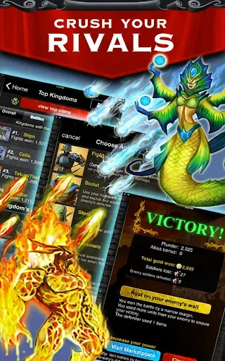 Скриншот 3 — Kingdoms at War: Hardcore PVP