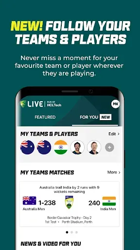 Скриншот 2 — Cricket Australia Live