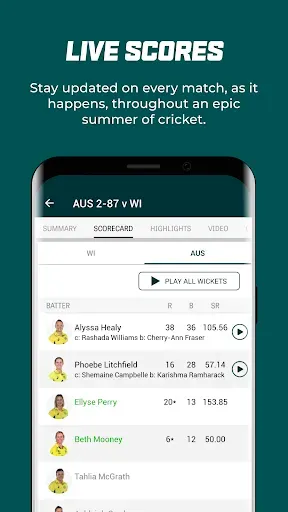Скриншот 5 — Cricket Australia Live