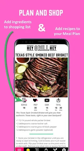 Скриншот 4 — Hey Grill Hey BBQ Recipes