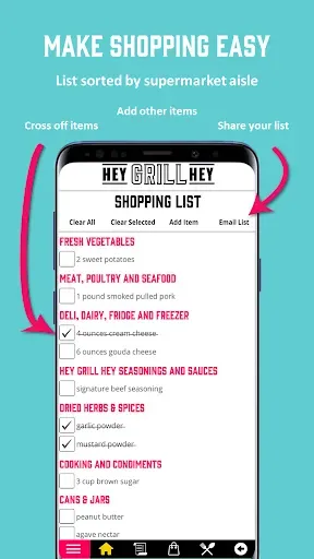 Скриншот 5 — Hey Grill Hey BBQ Recipes