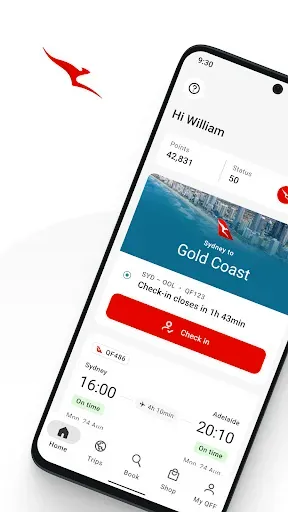 Скриншот 1 — Qantas Airways