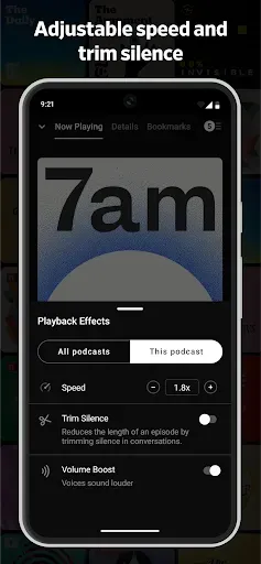 Скриншот 4 — Pocket Casts - Podcast App