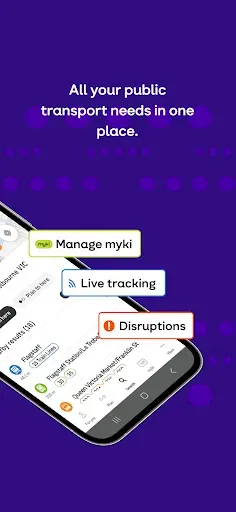 Скриншот 2 — Public Transport Victoria app