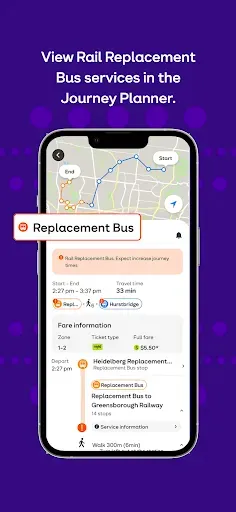 Скриншот 6 — Public Transport Victoria app
